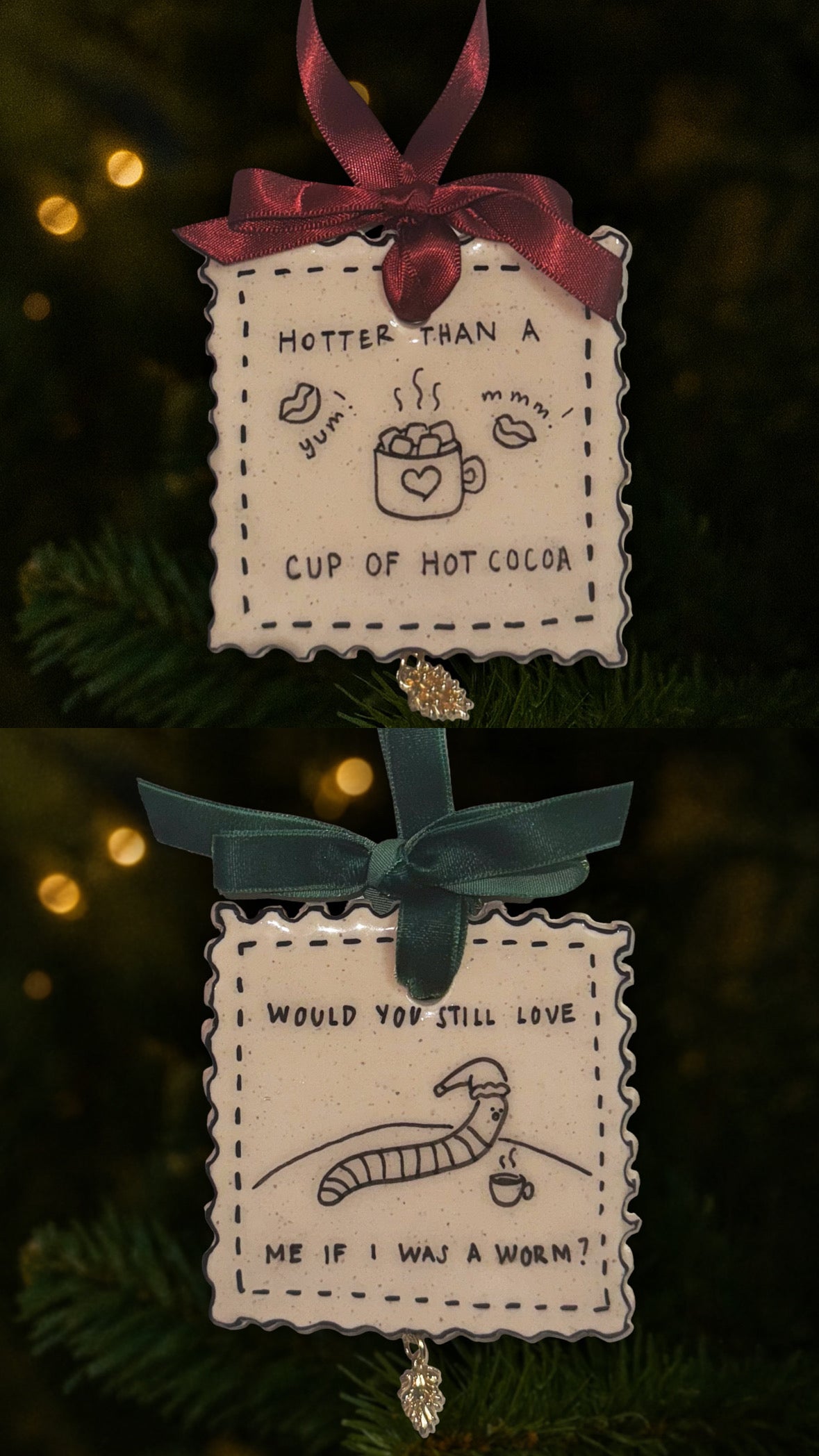 Xmas & O's Stamp Ornaments: The Worm & Warmer Bundle