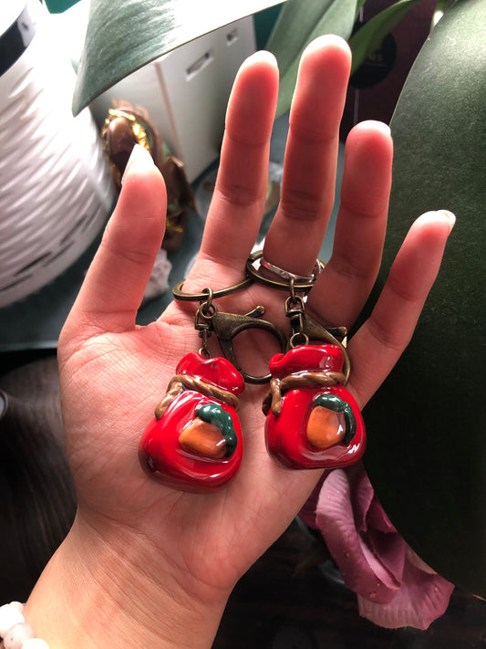 Seed Pouch Charm Keychain