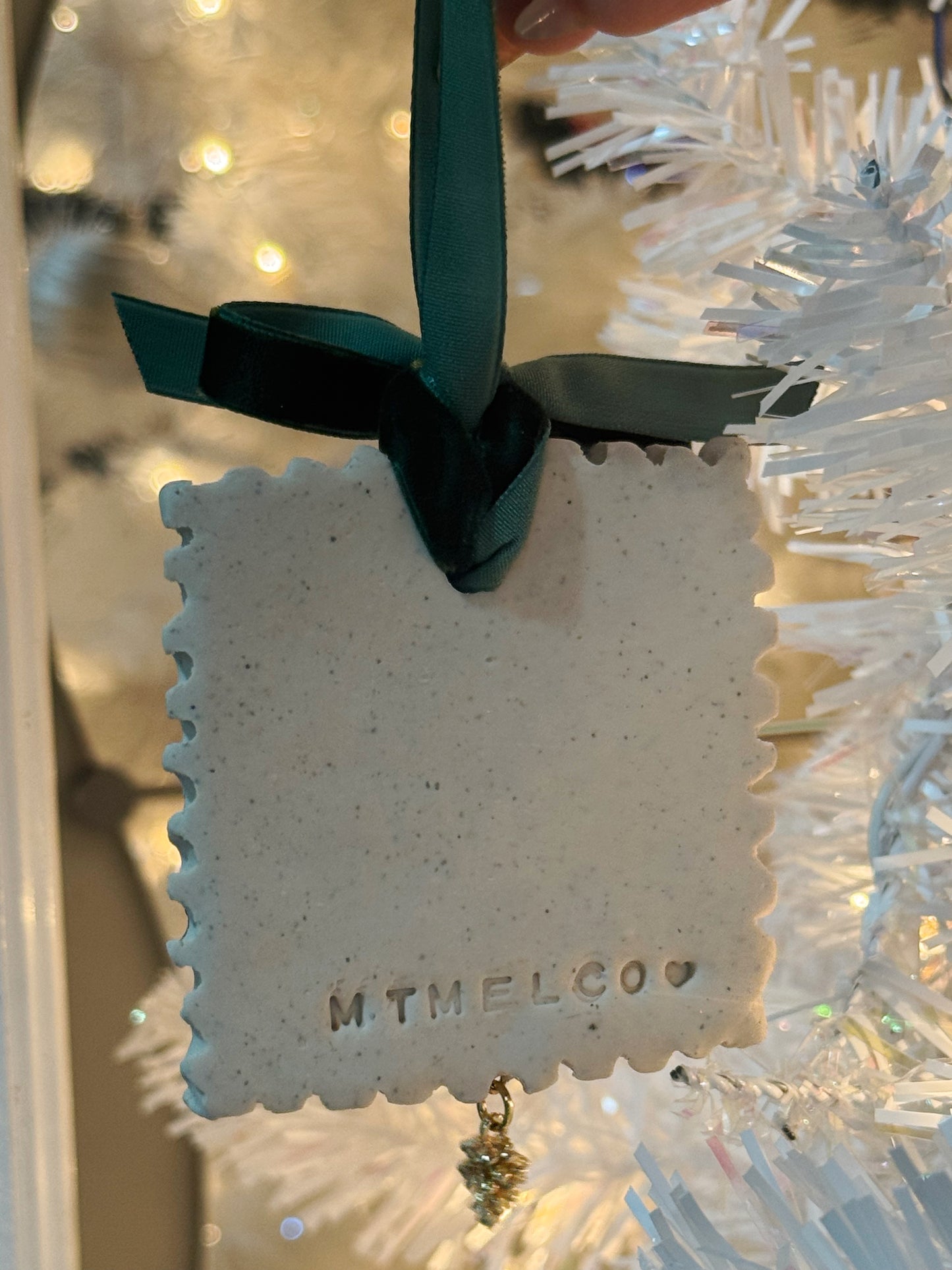 X-mas & O's "If I Was a Worm" Stamp Ornament (READY TO SHIP)